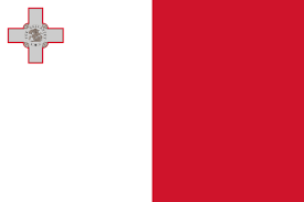 Flagge Malta 20 x 30 cm