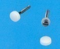 Abdeckung KS für Schrauben 2,5mm  mahagoni  50Stk