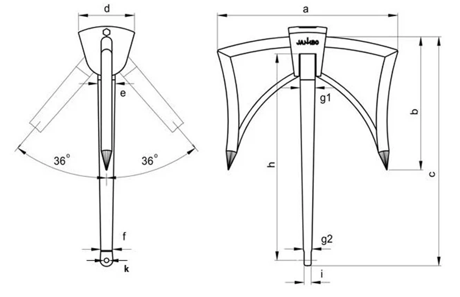 JAMBO-ST-22kg verzinkt