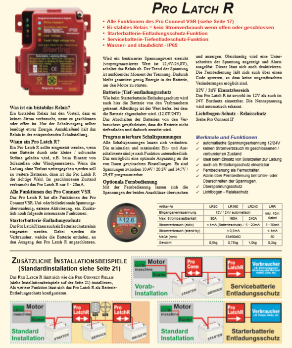 Pro Latch R 160A 12V/24V